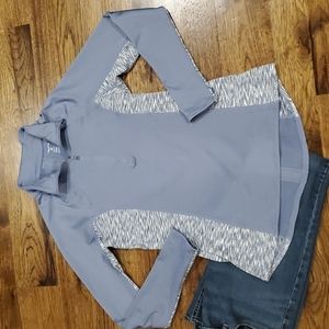 Womens Layers 1/4 zip Qwik-dry top size M